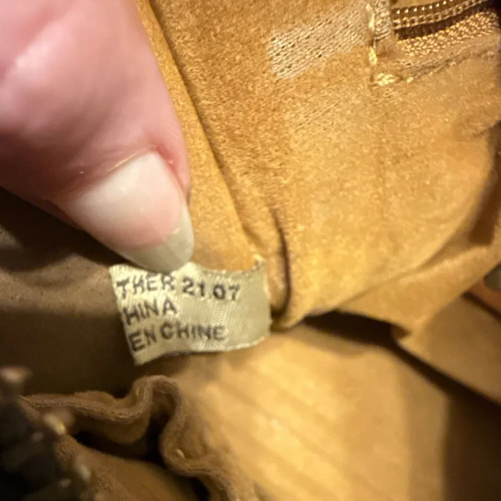 Patricia Nash Heritage Tan Crossbody Bag Zip Gold Hardware w/ Dust Bag Strap